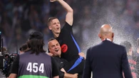 Eric García, Pedri, Olmo e Iñigo Martínez se fueron al hospital en bicicleta para celebrar el título de Liga con Ferran Torres