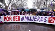 La lluvia, testigo de la falta de consenso entre el feminismo