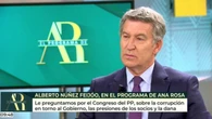 Alberto Núñez Feijóo, en 'El programa de Ana Rosa': "Estamos pasando el momento de más dificultad de la democracia española"