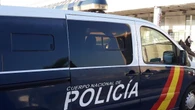 Carga policial en la cuesta Santo Domingo minutos antes del chupinazo de Sanfermines
