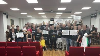 La Policía Local de Sant Adriá protesta en bloque contra la alcaldesa
