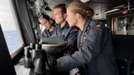 La Princesa Leonor termina su formación en el buque de guerra Blas de Lezo