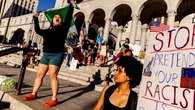 Las protestas disminuyen en Los Ángeles tras la masiva manifestación contra Trump