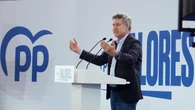 Alberto Núñez Feijóo interviene ante los medios de comunicación en Barcelona