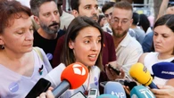 Irene Montero acusa al PSOE de ponerle "una alfombra roja" al fascismo por eliminar el "Q+" de las siglas LGTBI