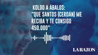 Koldo a Ábalos, sobre posibles amaños en el Ministerio de Puente: "Que Santos me reciba y te consigo 450.000 euros"
