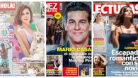 Estas son las portadas de las revistas del corazón: Los 65 años de Agatha Ruiz de la Prada, Mario Casas y Melyssa Pinto y la escapada romántica de Sara Carbonero con su novio