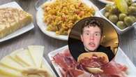 Un estadounidense desata la polémica por su opinión sobre el jamón ibérico y la gastronomía española: "Huele a comida de..."