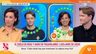 Manu y Rosa, en plena lucha por el bote de 'Pasapalabra': "Tienes que mantener la cabeza muy fría"