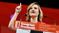 Pilar Alegría: "El nuevo trío de las Azores de Abascal, Aznar y Feijóo habría dicho sí al 5% del PIB para defensa"