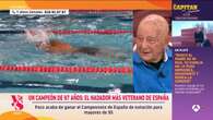 "Si hay reencarnación yo tengo que nacer pez": la curiosa historia del nadador más veterano de España en 'Y ahora Sonsoles'