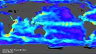 Un satélite de la NASA revela algo nunca antes visto del fondo del océano