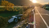 Interceptan a tres adolescentes de 14 y 15 años circulando a alta velocidad con un coche robado en Francia