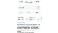 Google comienza a mostrar resúmenes generados por IA en Discover