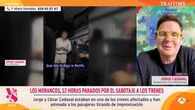 Los Morancos, víctimas del sabotaje a los trenes: "Nos hemos sentido abandonados"