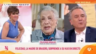 Roberto Brasero, entre lágrimas en 'Y ahora Sonsoles' por la sorpresa de su madre