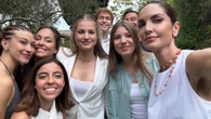 Eugenia Silva comparte la iniciativa "Ellas Hablan Código" con la Princesa Leonor y la Infanta Doña Sofía durante en Sant Martí Vell
