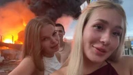 Unas tiktokers rusas, detenidas tras hacerse selfies junto a un depósito de petróleo recién bombardeado por drones ucranianos