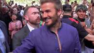 David Beckham inaugura la primera tienda en España de la firma relojera 