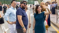 Ayuso asiste al Festival Aéreo 'Aire 25' en Murcia junto con el Rey Felipe VI con un vestido infalible de Zara