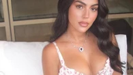 Georgina Rodríguez reaparece tras su pedida de mano con el vestido blanco más romántico