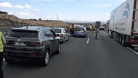 Un choque frontal en Brea de Aragón (Zaragoza) deja un fallecido en plena operación salida
