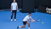 Alcaraz pierde un partido de entrenamiento en Australia con Djokovic, que ya tiene a su lado a Murray