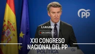 XXI Congreso Nacional del PP, en directo hoy: última hora sobre Feijóo, Ayuso y reacciones