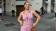 Los conjuntos pijameros son la tendencia estrella del verano y Alba Díaz nos acaba de descubrir el más sexy de Mango
