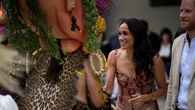 La maleta de lujo de Meghan Markle en Colombia: de sus característicos looks working al vestido cut-out estampado