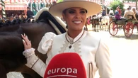 Gloria Camila lanza un contundente mensaje a Ana María Aldón en su debut como amazona en la Feria de Abril: "Estoy muy tranquila"
