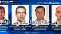 Sucesos.- Un profesor que abusó de menores y un capo de la droga, 4 de 'Los 10 más buscados' aún por la Policía