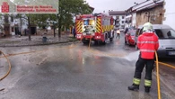 Las intensas tormentas dejan una veintena de viviendas inundadas en Iturmendi (Navarra)