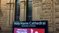 La "catedral del Papa" en Chicago, cerrada a cal y canto en la noche más especial
