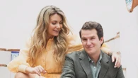 La preboda del hijo de Luis Astolfi y Cristina Serrano en Marbella: minivestido satinado firmado por Helena Mareque