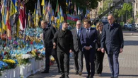 Los líderes de Alemania, Francia, Polonia y Reino Unido viajan a Ucrania para ayudar a Zelenski