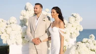 Noelia López se casa en Grecia y su vestido de novia es lo más bonito que verás hoy