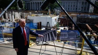 Trump muestra los avances en el nuevo salón de la Casa Blanca: "Es un regalo para Estados Unidos"