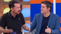 Encontronazo entre Jesús Cintora y Pablo Iglesias por llamar a Telemadrid "cadena golpista"