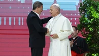 Así ha sido el emotivo discurso de Antonio Banderas ante el Papa: "confieso haber sido víctima del hechizo de Dios"