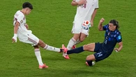 Las patadas de Uruguay a España: Lamine, Pedri, Baena, Nico, víctimas... Hasta que Canobbio vio la roja por el plantillazo a Cubarsí