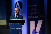 Luis Amodio, presidente de OHLA, premiado en la categoría de Iniciativa Empresarial en los Premios Madrid, Capital de Iberoamérica