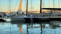 El "Hispania" ya compite en aguas de Barcelona