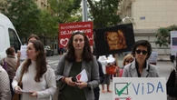 Hazte Oír irrumpe en el Ayuntamiento de Madrid para protestar por la negación del síndrome post-aborto