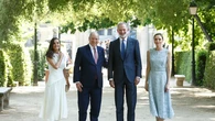 El guiño latino de Charlène de Mónaco en su visita a España: así ha sido su encuentro con los Reyes Felipe VI y Letizia