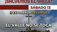 “El Valle no se toca”: multitudinaria convocatoria en Cuelgamuros