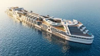 Este barco de más de kilómetro y medio de eslora podría convertirse en la mayor ciudad flotante del mundo