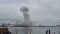 El vídeo del dron marino ucraniano que ha explotado en Rumanía y ha sorprendido a una reportera