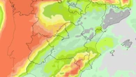 Un nuevo frente barre desde hoy la península, dejando lluvias en estos puntos tan distantes de su geografía