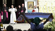 El Papa visita la tumba de San Agustín